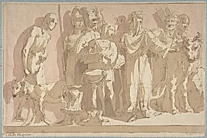 Scene of Antique Sacrifice