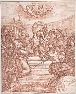 Scene of Martyrdom, after Giovanni Angelo Canini
