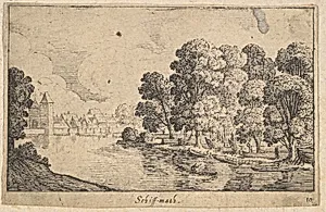 Schiff-math (Boat Yard) by Wenceslaus Hollar