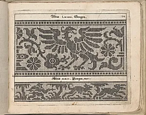 Schön Neues Modelbuch (Page 19 recto) by Johann Sibmacher|Balthasar Caymox