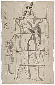 Sculptor at Work on a Colossal Statue