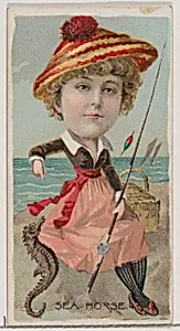 Seahorse, from the series Fishers and Fish (N74) for Duke brand cigarettes by W. Duke, Sons & Co.|Knapp & Company