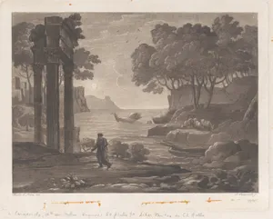 Seascape, after Claude Lorrain's "Liber Veritatis"