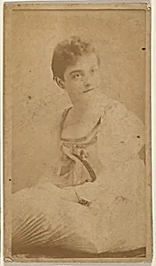 Seated actress, from the Actresses series (N668) by Unknown Artist