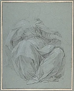 Seated Draped Figure