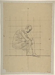 Seated Figure: Study for “A Vision of Antiquity”