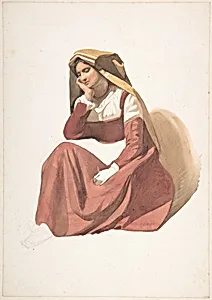 Seated Italian Peasant Woman