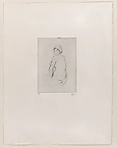 Seated Nude Seen from Behind