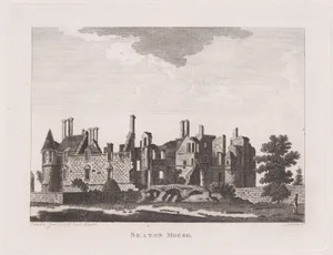 Seaton House, Edinburghshire (from Antiquities of Scotland, volume 1)