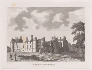 Seaton House, pl. 2, Edinburghshire (from Antiquities of Scotland, volume 1)