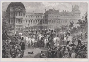 Serenade at the Tuileries on New Year's Eve, from "Illustrated London News"