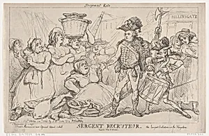 Sergent Recruteur by Thomas Rowlandson|S. W. Fores