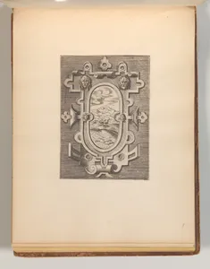 Series of Cartouches, in: Targhe ed altri ornati di varie e capricciose invenzioni (Cartouches and other ornaments of various and capricious invention, page 39)