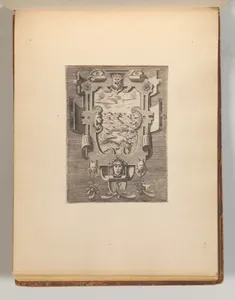 Series of Cartouches in: Targhe ed altri ornati di varie e capricciose invenzioni (Cartouches and other ornaments of various and capricious invention, page 40)