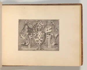 Series of Cartouches, in: Targhe ed altri ornati di varie e capricciose invenzioni (Cartouches and other ornaments of various and capricious invention, page 43)