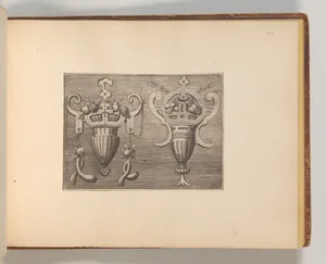 Series of Cartouches, in: Targhe ed altri ornati di varie e capricciose invenzioni (Cartouches and other ornaments of various and capricious invention, page 44)