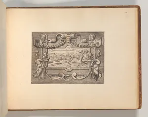 Series of Cartouches, in: Targhe ed altri ornati di varie e capricciose invenzioni (Cartouches and other ornaments of various and capricious invention, page 51)