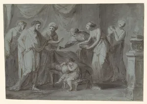 Servius Tullius When a Child, Asleep in the Apartment of King Tarquinius Priscus