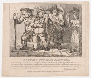 Setting out from Edinburgh (Picturesque Beauties of Boswell, Part the Second)