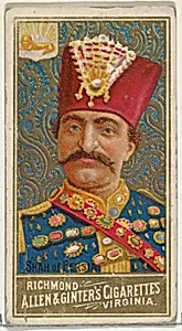 Shah of Persia, from World's Sovereigns series (N34) for Allen & Ginter Cigarettes by Allen & Ginter