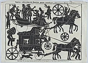Sheet 13 of figures for Chinese shadow puppets