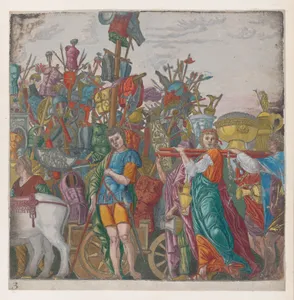 Sheet 3: Trophies of War, from "The Triumph of Julius Caesar"