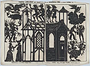 Sheet 5 of figures for Chinese shadow puppets by José Taulo|Juan Llorens