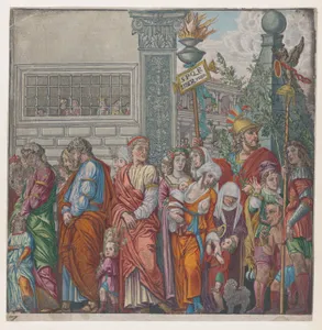 Sheet 7: Procession, from "The Triumph of Julius Caesar"
