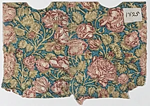 Sheet with an overall floral pattern