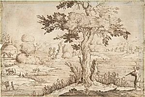 Shepherd in a Landscape