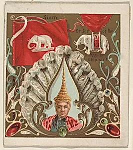Siam, from the International Cards series (N238), issued by Kinney Bros. by Kinney Brothers Tobacco Company