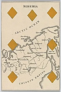 Siberia in Asia, from "Court Game of Geography"