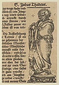 Silver Statuette of St. Jude, from the Wittenberg Reliquaries by Lucas Cranach the Elder