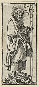 Silver Statuette of St. Matthew from the Wittenberg Reliquaries by Lucas Cranach the Elder