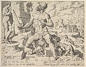 Simeon, from the series The Twelve Patriarchs by Maarten van Heemskerck|Dirck Volckertsz Coornhert