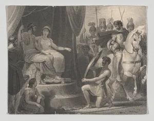 Simonides and Thaisa (Shakespeare, Pericles, Act 2, Scene 2)