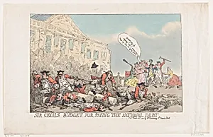 Sir Cecils Budget For Paying The National Debt by Charles James Fox|Sir Cecil Wray|Samuel House|Thomas Rowlandson|Elizabeth Darchery
