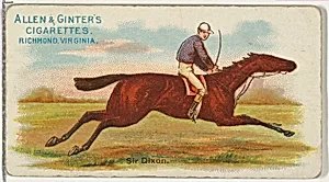 Sir Dixon, from The World's Racers series (N32) for Allen & Ginter Cigarettes by Allen & Ginter|Lindner, Eddy & Claus