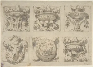 Six Designs for the Decoration of Rectangular Reliefs