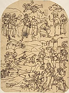 Sketches of Classical or Biblical Figures
