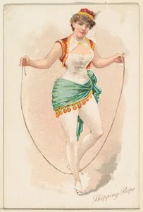 Skipping Rope, from the Pretty Athletes series (N196) issued by Wm. S. Kimball & Co.
