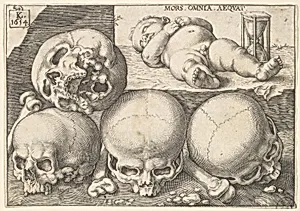 Sleeping Child with Four Skulls (reverse copy)