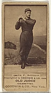 Smith, Pitcher, Baltimore Orioles, from the Old Judge series (N172) for Old Judge Cigarettes by Goodwin & Company