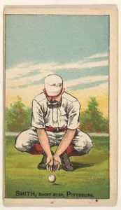 Smith, Shortstop, Pittsburgh, from the Gold Coin series (N284) for Gold Coin Chewing Tobacco