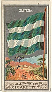 Smyrna, from the City Flags series (N6) for Allen & Ginter Cigarettes Brands by Allen & Ginter