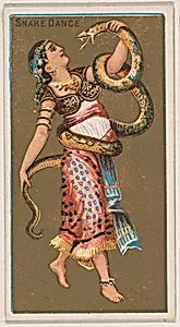 Snake Dance, from National Dances (N225, Type 1) issued by Kinney Bros. by Kinney Brothers Tobacco Company