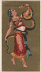 Snake Dance, from National Dances (N225, Type 2) issued by Kinney Bros. by Kinney Brothers Tobacco Company