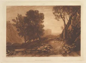 Solitude, or The Reading Magdalen (Liber Studiorum, part XI, plate 53)