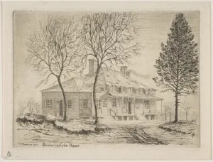 Somerindyck House, Bloomingdale Road, from "Scenes of Old New York"