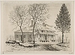 Somerindyck House, from "Scenes of Old New York"